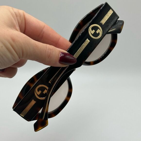 NEW Gucci Sunglasses GG1553S 002 Havana Crystal Brown Women main image 9